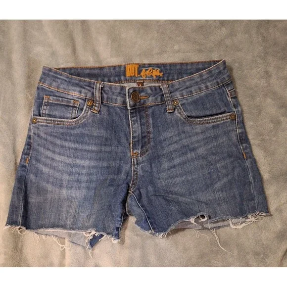 Kut From The Kloth Cut-Off Shorts Women 2 Blue Denim Gidget Daisy Dukes - Picture 1 of 11